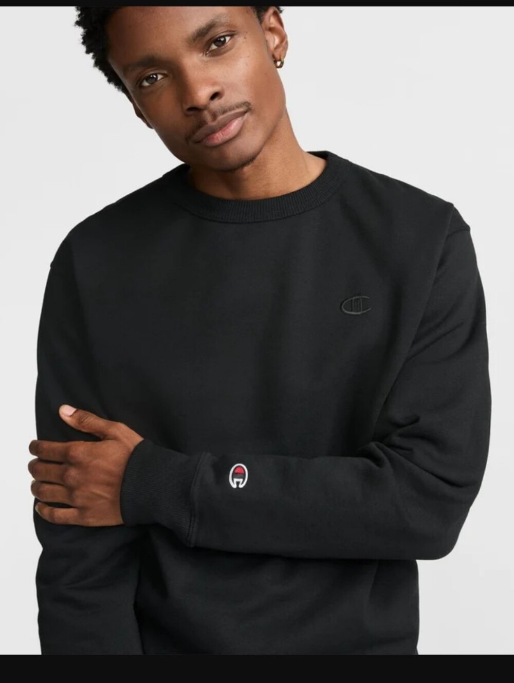 Powerblend Crewneck Sweatshirt, C Logo Size Large